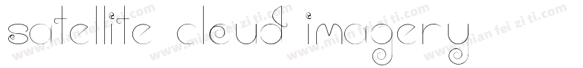 Satellite Cloud Imagery字体转换